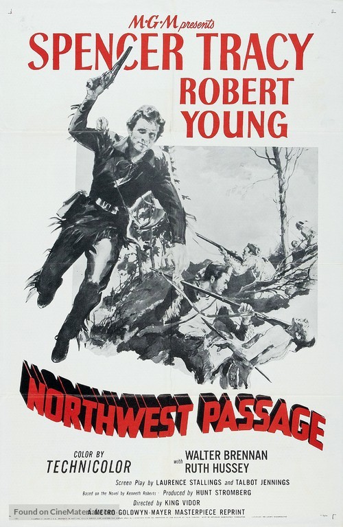 Northwest Passage - Re-release movie poster