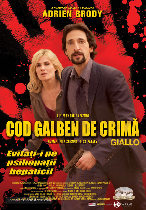 Giallo - Romanian Movie Poster