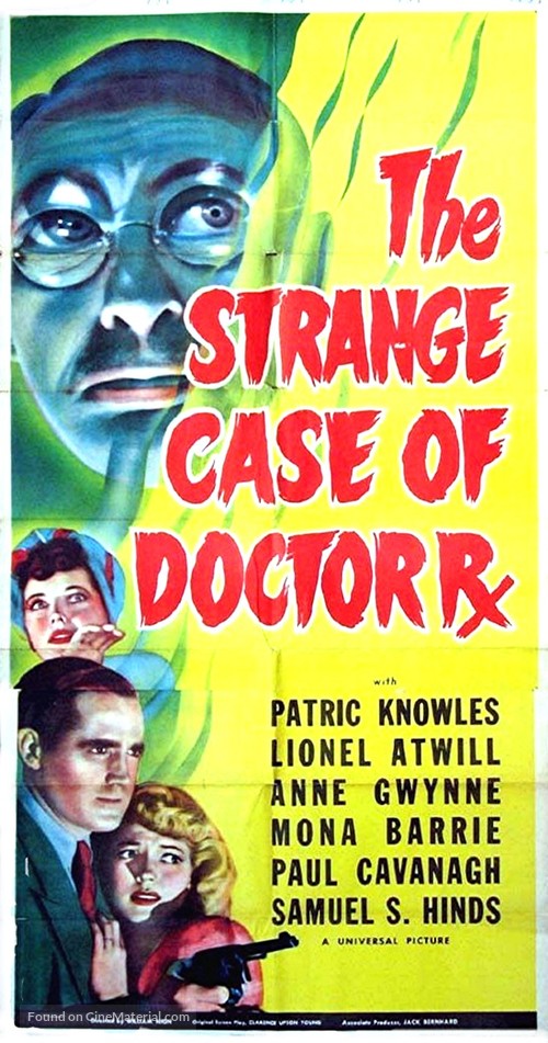 The Strange Case of Doctor Rx - Movie Poster