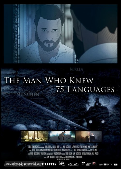 The Man Who Knew 75 Languages - Norwegian Movie Poster