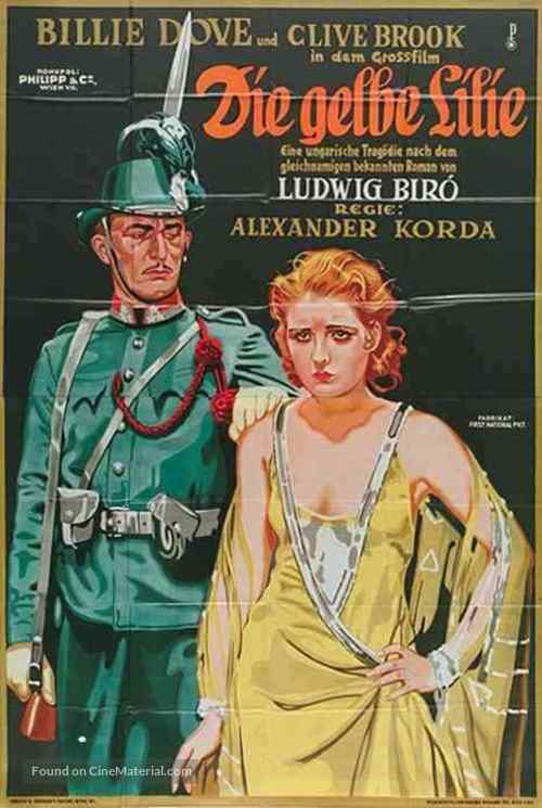 Yellow Lily - German Movie Poster