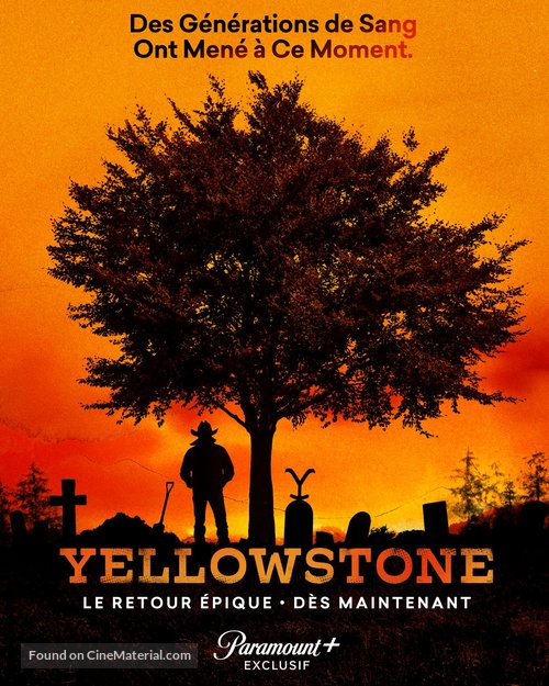 &quot;Yellowstone&quot; - French Movie Poster