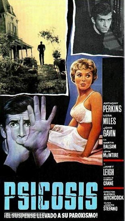 Psycho - Spanish Movie Poster