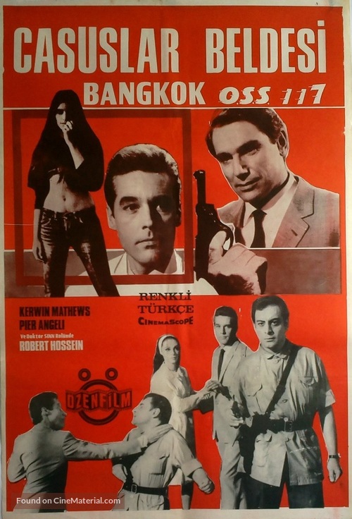 Banco &agrave; Bangkok pour OSS 117 - Turkish Movie Poster