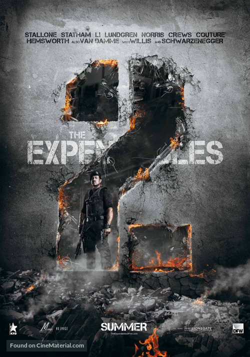 The Expendables 2 - Dutch Movie Poster