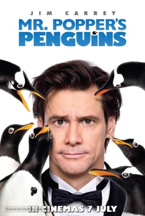 Mr. Popper&#039;s Penguins - Malaysian Movie Poster