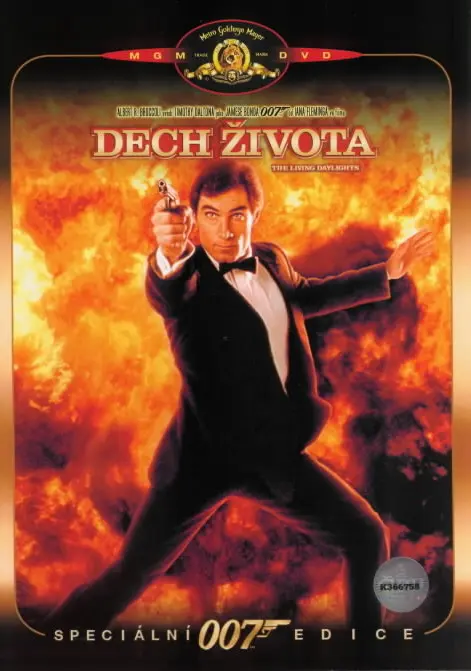 The Living Daylights - Czech DVD movie cover