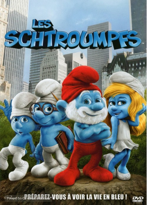 The Smurfs - French DVD movie cover