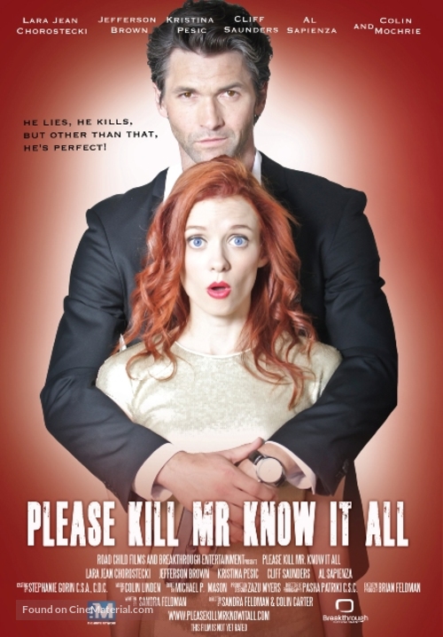Please Kill Mr. Know It All - Canadian Movie Poster