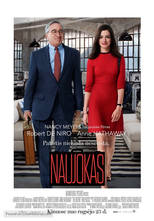 The Intern - Lithuanian Movie Poster