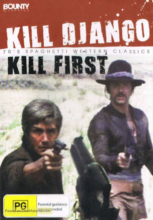 Uccidi Django... uccidi per primo!!! - Australian DVD movie cover