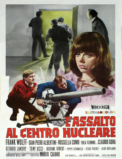 L&#039;assalto al centro nucleare - Italian Movie Poster