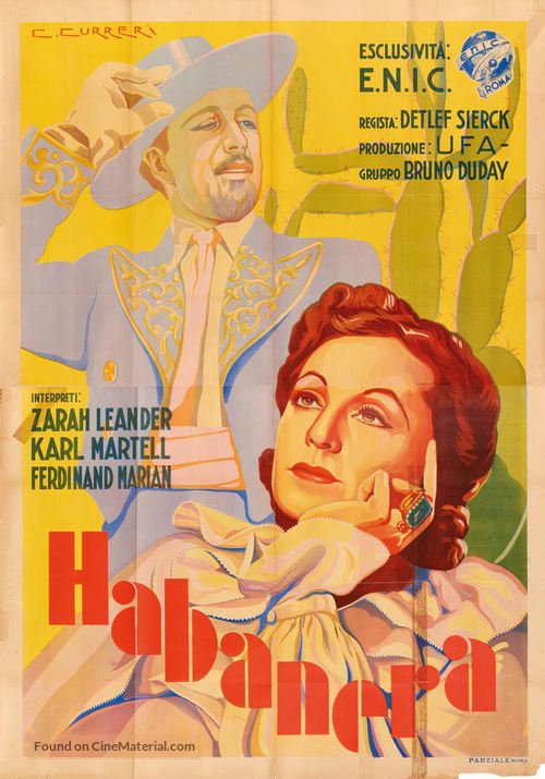 La Habanera - Italian Movie Poster