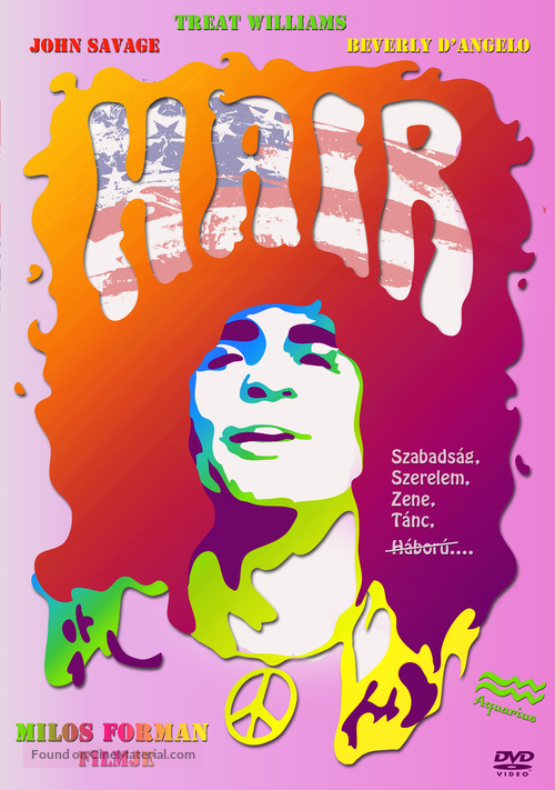Hair - DVD movie cover