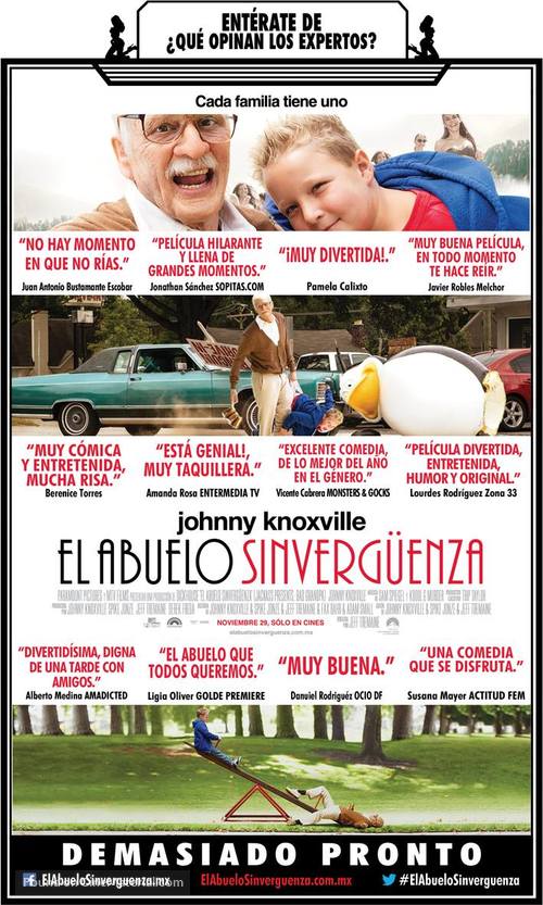 Jackass Presents: Bad Grandpa - Mexican Movie Poster