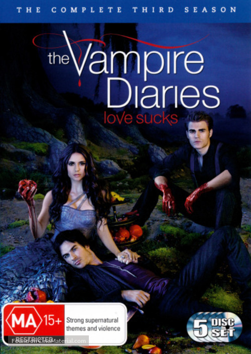 &quot;The Vampire Diaries&quot; - Australian DVD movie cover