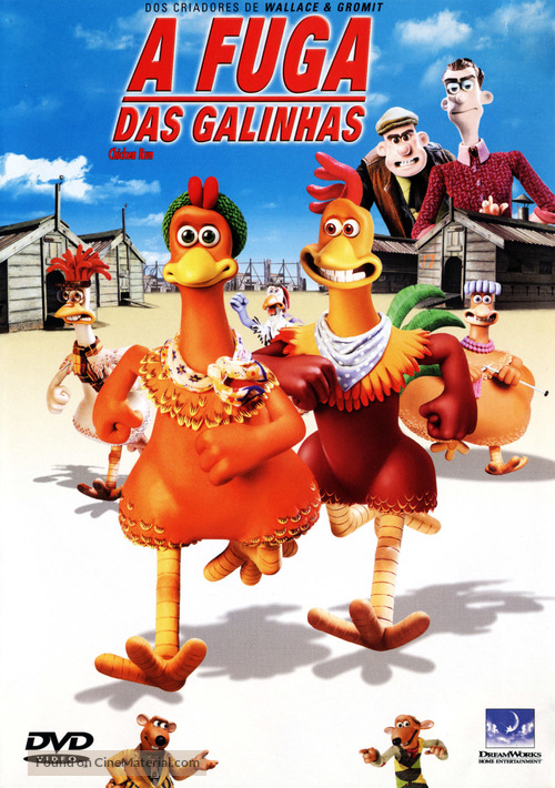Chicken Run - Brazilian DVD movie cover
