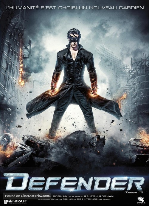 Krrish 3 - French Movie Cover