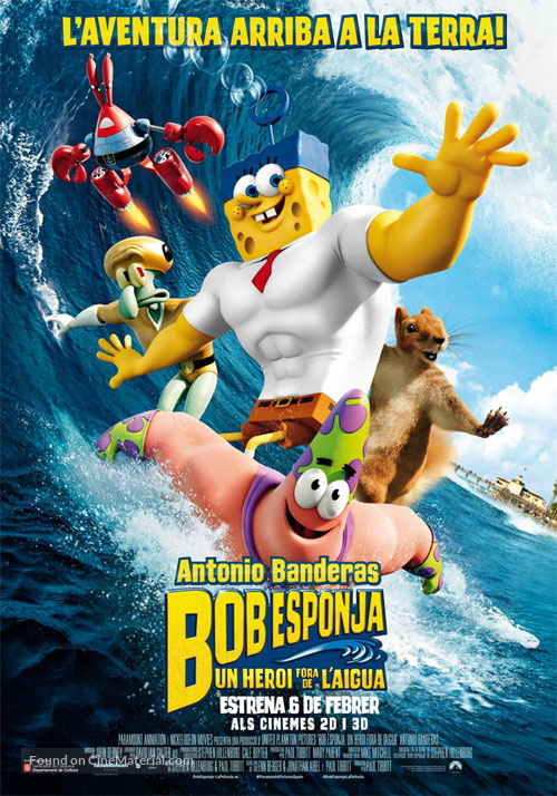 The SpongeBob Movie: Sponge Out of Water - Andorran Movie Poster