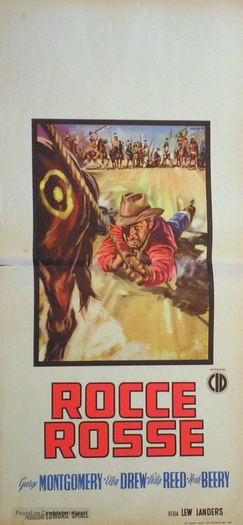 Davy Crockett, Indian Scout - Italian Movie Poster