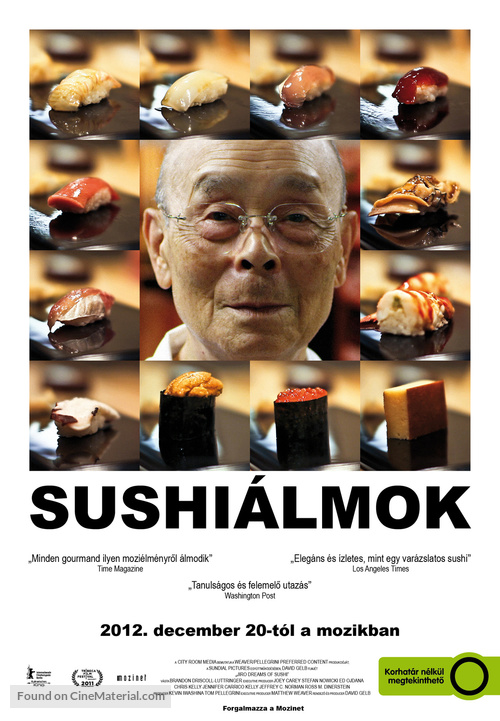Jiro Dreams of Sushi - Hungarian Movie Poster