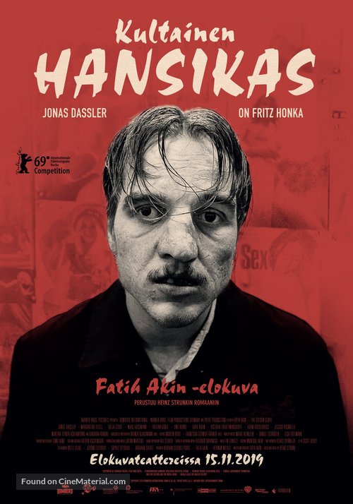 Der goldene Handschuh - Finnish Movie Poster