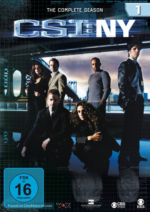 &quot;CSI: NY&quot; - German DVD movie cover