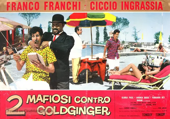 Due mafiosi contro Goldginger - Italian Movie Poster