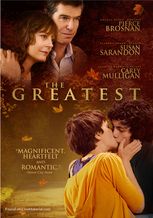 The Greatest - DVD movie cover