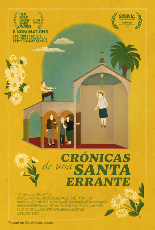 Cr&oacute;nicas de una Santa Errante - Argentinian Movie Poster