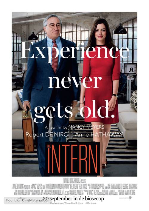 The Intern - Belgian Movie Poster