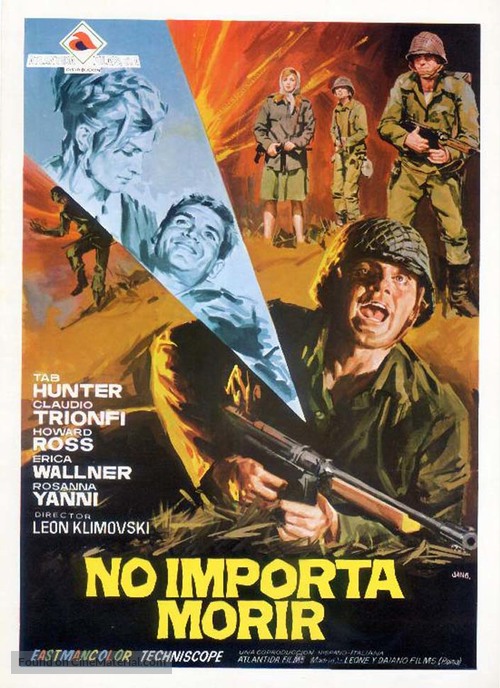No importa morir - Spanish Movie Poster