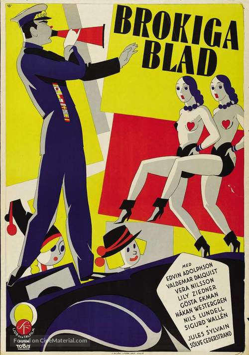 Brokiga blad - Swedish Movie Poster