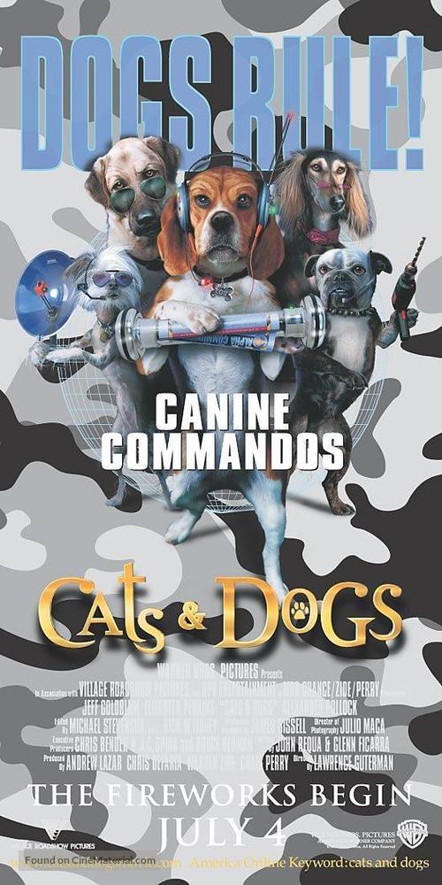 Cats &amp; Dogs - Advance movie poster