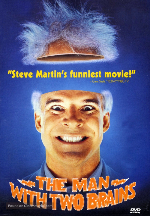 The Man with Two Brains - DVD movie cover