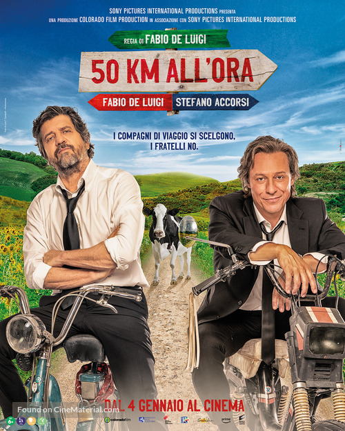 Cinquanta km all&#039;ora - Italian Movie Poster