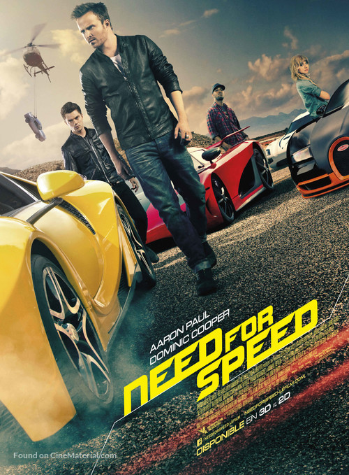 Need for Speed - French Movie Poster