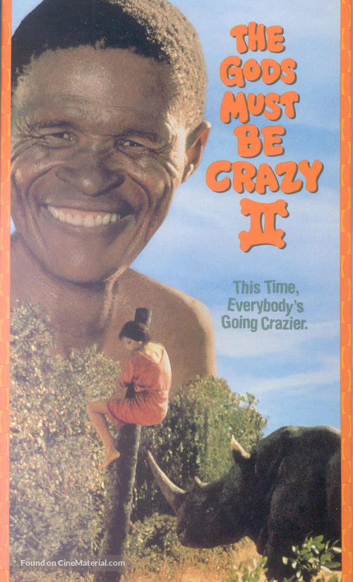 The Gods Must Be Crazy 2 - VHS movie cover