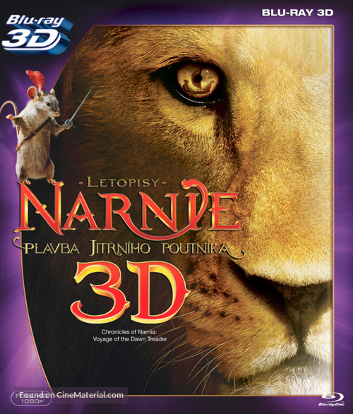 The Chronicles of Narnia: The Voyage of the Dawn Treader - Czech Blu-Ray movie cover