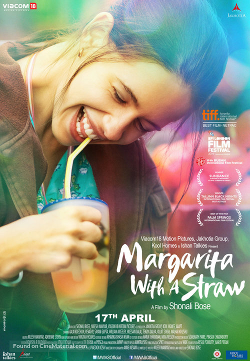 Margarita, with a Straw - Indian Movie Poster