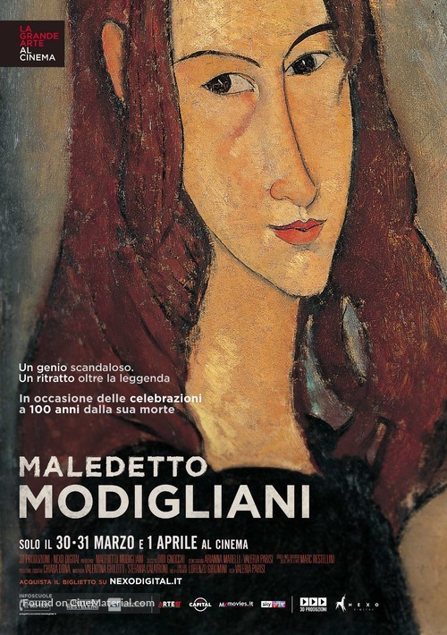 Maledetto Modigliani - Italian Movie Poster