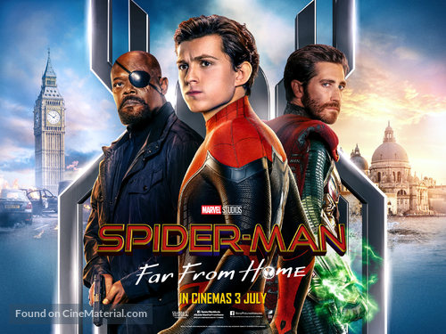 Spider-Man: Far From Home - British Movie Poster