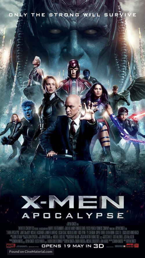 X-Men: Apocalypse - Singaporean Movie Poster
