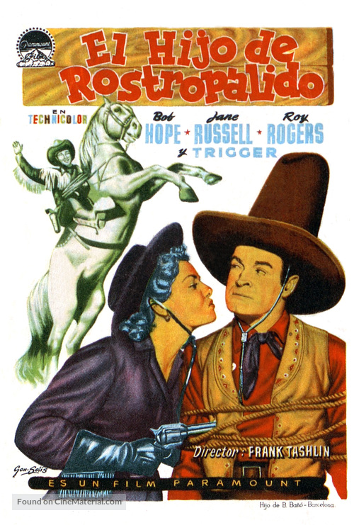 Son of Paleface - Spanish Movie Poster