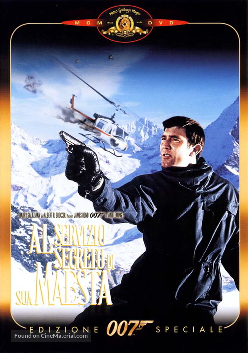 On Her Majesty&#039;s Secret Service - Italian Movie Cover