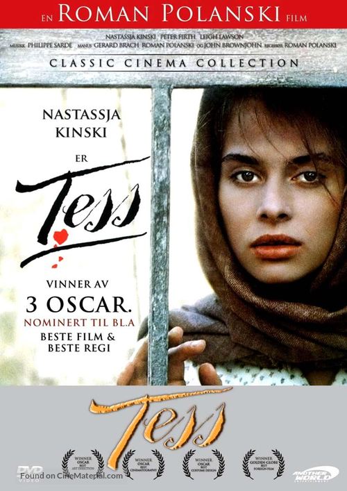 Tess - Norwegian DVD movie cover