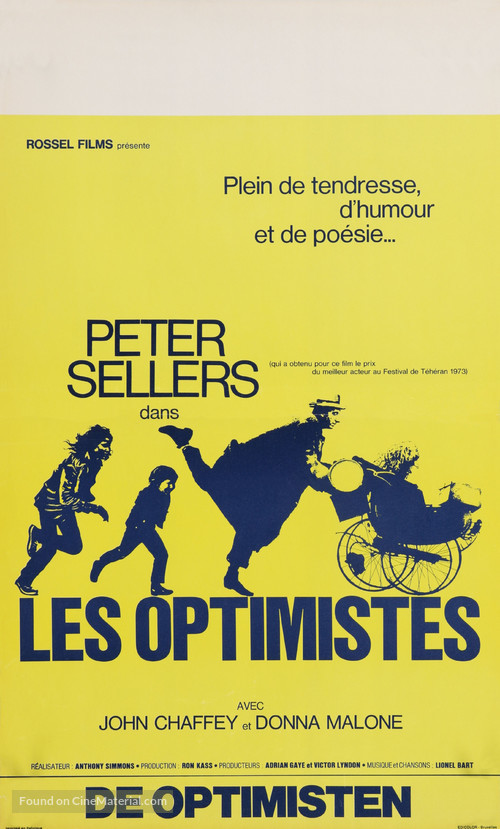 The Optimists - Belgian Movie Poster
