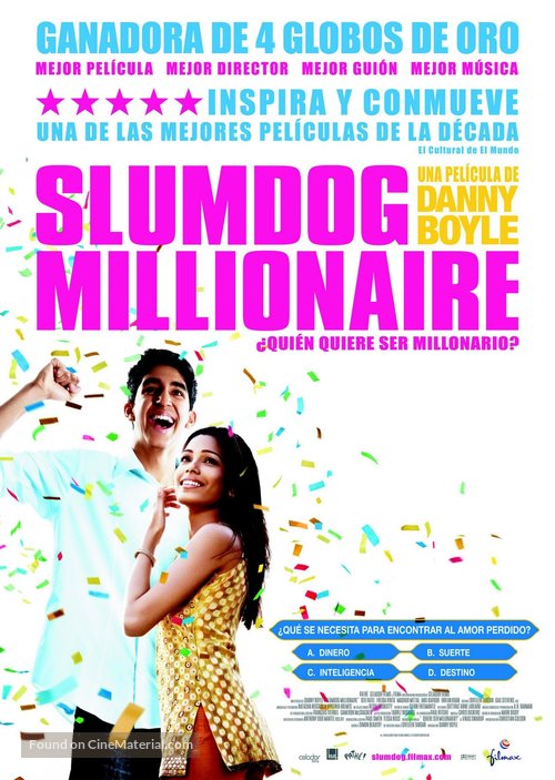 Slumdog Millionaire - Argentinian Movie Poster