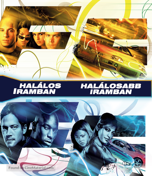 The Fast and the Furious - Hungarian Blu-Ray movie cover