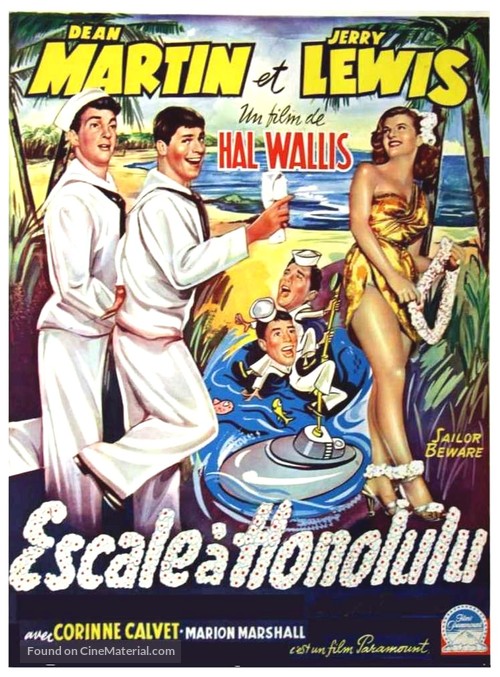 Sailor Beware - Belgian Movie Poster